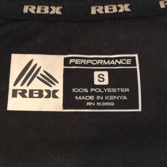 RBX black workout shirt NWOT - Picture 2 of 4